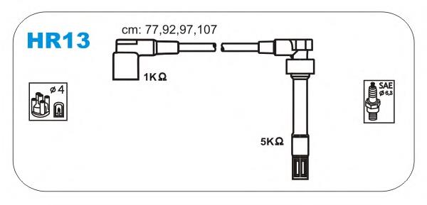 HR13 Janmor juego de cables de encendido