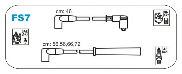 FS-7 Janmor juego de cables de encendido