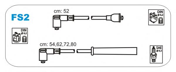 FS2 Janmor juego de cables de encendido