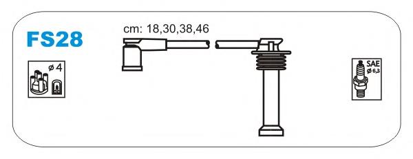 FS28 Janmor juego de cables de encendido