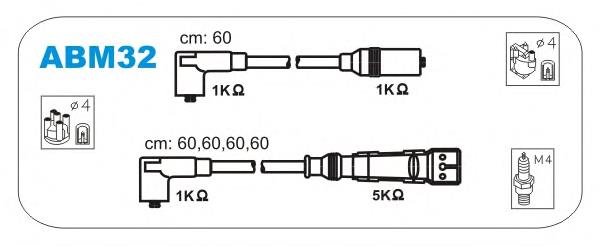 ABM32 Janmor juego de cables de encendido