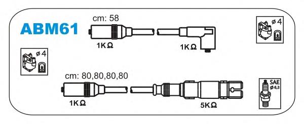 ABM61 Janmor juego de cables de encendido