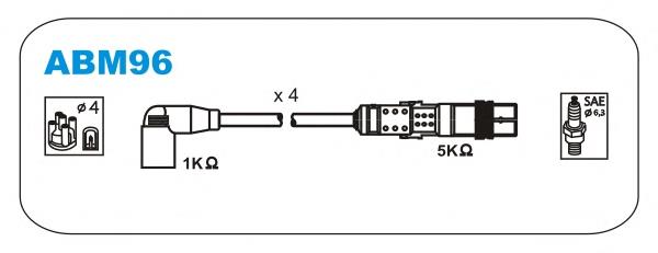 Cables de alta tensión, juego Skoda Fabia II (2006-2014)