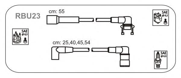 RBU23 Janmor juego de cables de encendido