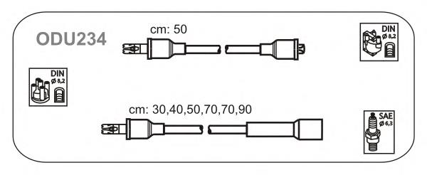 ODU234 Janmor juego de cables de encendido