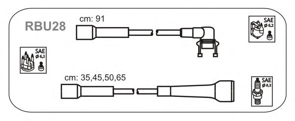 RBU28 Janmor juego de cables de encendido