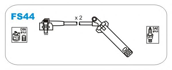 FS44 Janmor juego de cables de encendido