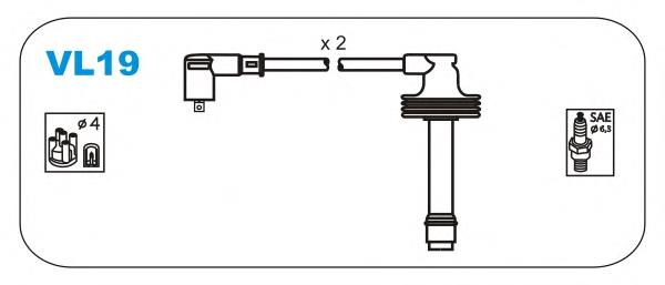 VL19 Janmor juego de cables de encendido