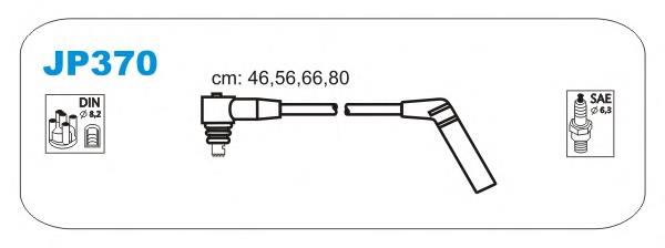 JP370 Janmor juego de cables de encendido
