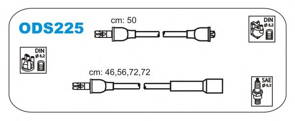 ODS225 Janmor juego de cables de encendido