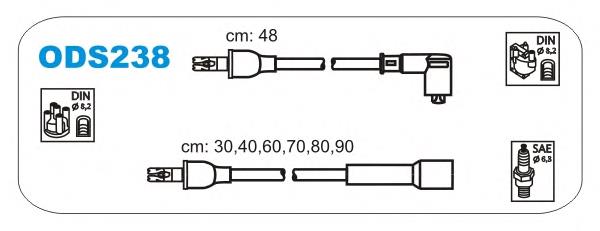 ODS238 Janmor juego de cables de encendido