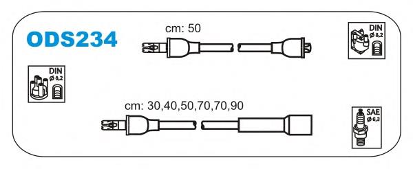 ODS234 Janmor juego de cables de encendido