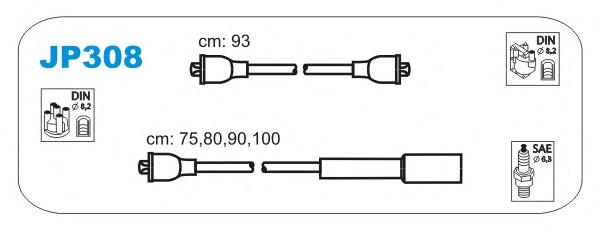 JP308 Janmor juego de cables de encendido