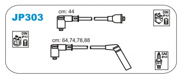 JP303 Janmor juego de cables de encendido