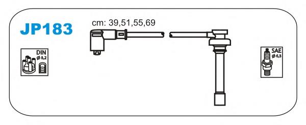 JP183 Janmor juego de cables de encendido