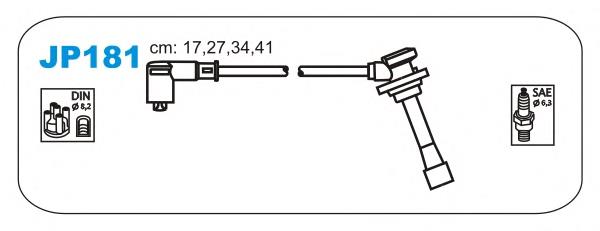 JP181 Janmor juego de cables de encendido