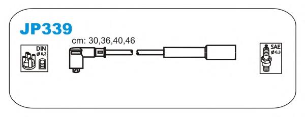 JP339 Janmor juego de cables de encendido