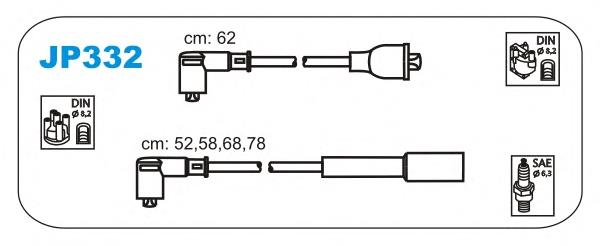 JP332 Janmor juego de cables de encendido