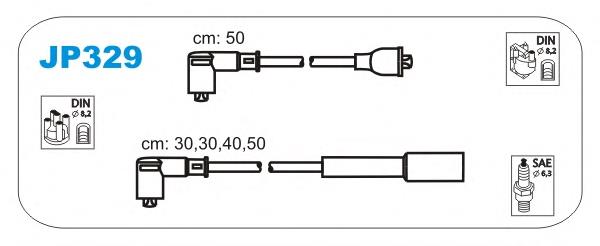 JP329 Janmor juego de cables de encendido