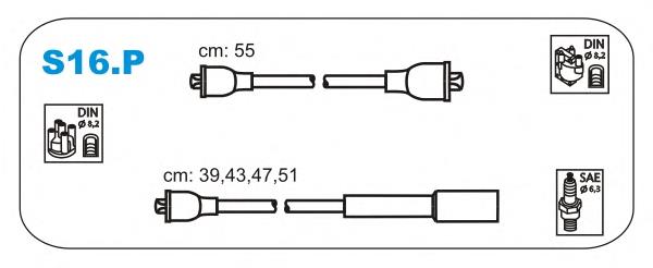 S16.P Janmor juego de cables de encendido