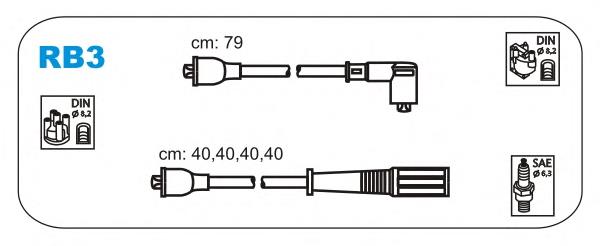 RB3 Janmor juego de cables de encendido