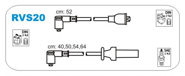 RVS20 Janmor juego de cables de encendido