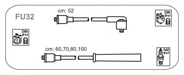 FU32 Janmor juego de cables de encendido