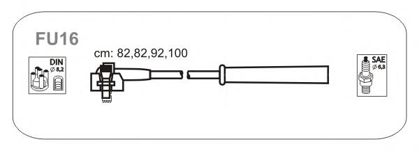 FU16 Janmor juego de cables de encendido