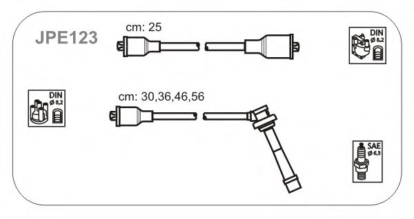 JPE123 Janmor juego de cables de encendido