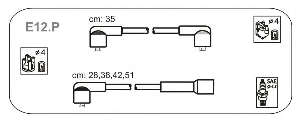 E12.P Janmor juego de cables de encendido