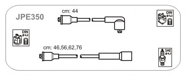 JPE350 Janmor juego de cables de encendido