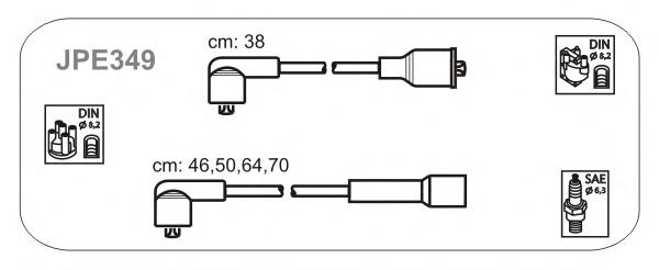 JPE349 Janmor juego de cables de encendido