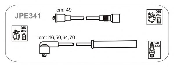 JPE341 Janmor juego de cables de encendido