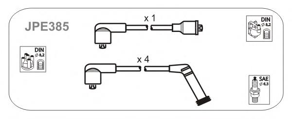 JPE385 Janmor juego de cables de encendido