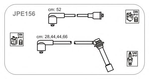 JPE156 Janmor juego de cables de encendido