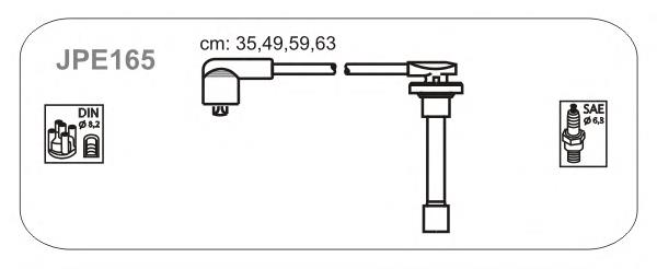 JPE165 Janmor juego de cables de encendido