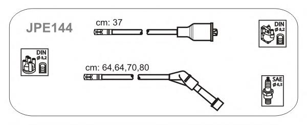 JPE144 Janmor cables de bujías