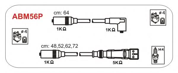 ABM56P Janmor juego de cables de encendido