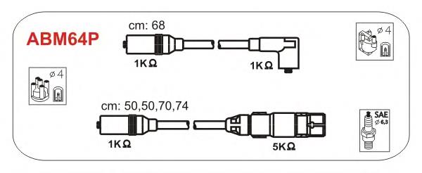 ABM64P Janmor juego de cables de encendido