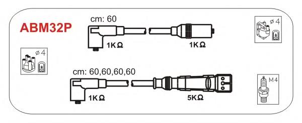 ABM32P Janmor juego de cables de encendido