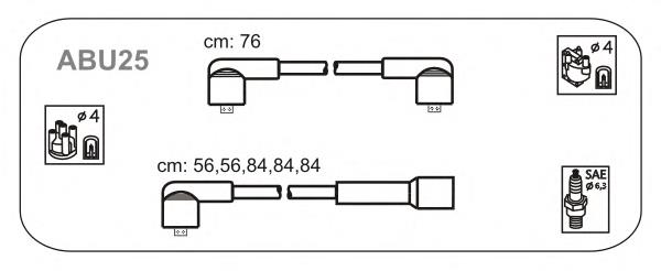 ABU25 Janmor juego de cables de encendido