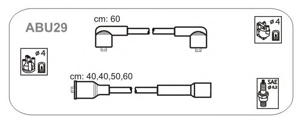 ABU29 Janmor juego de cables de encendido