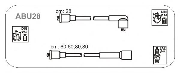 ABU28 Janmor juego de cables de encendido