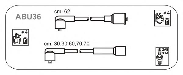 ABU36 Janmor juego de cables de encendido