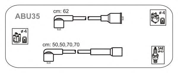 ABU35 Janmor juego de cables de encendido