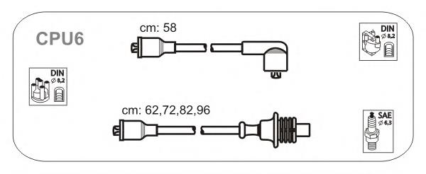 Juego de cables de encendido CPU6 Janmor