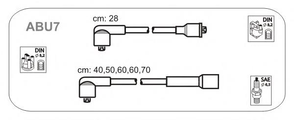 ABU7 Janmor juego de cables de encendido