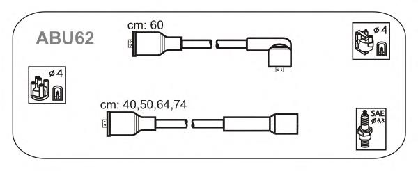 ABU62 Janmor juego de cables de encendido