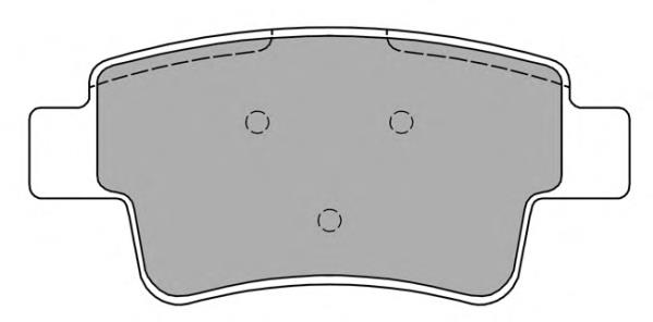 FBP1440 Fremax pastillas de freno traseras