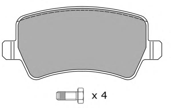 FBP1497 Fremax pastillas de freno traseras